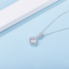 Personalised Jewellery Moissanite Necklace