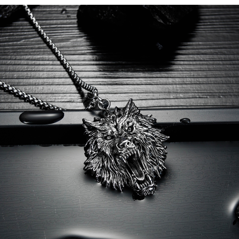 Stainless Steel Lion Pendant