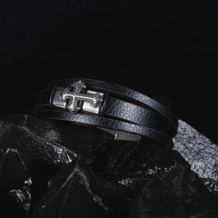 Simple Leather Bracelet For Men