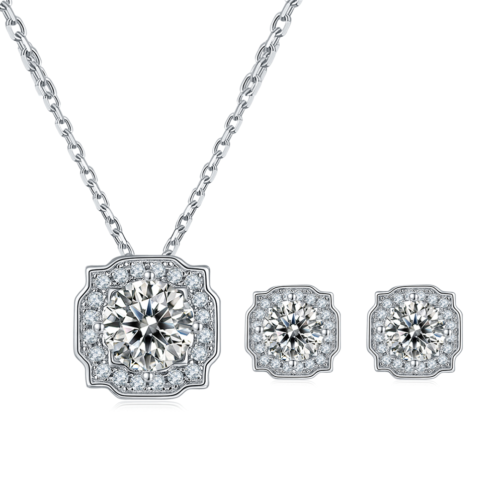Long Moissanite Necklace