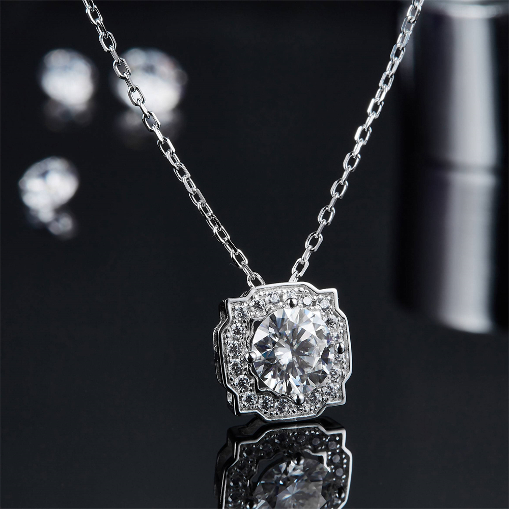 Mama Moissanite Necklace