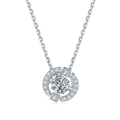 North Star Moissanite Necklace