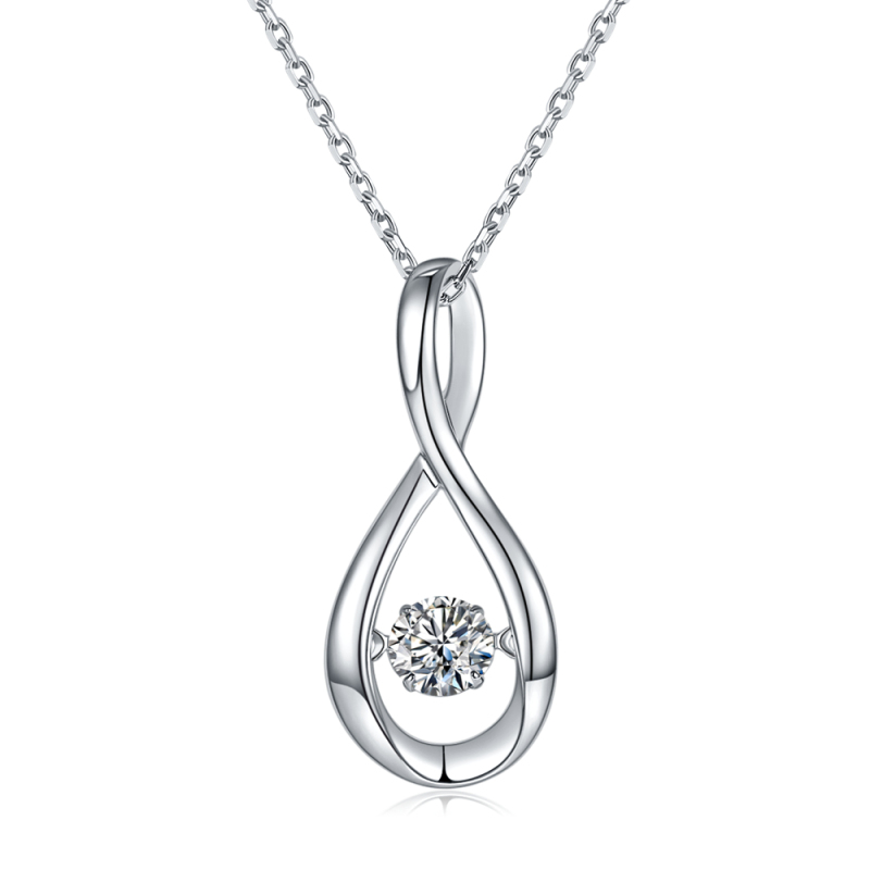 Unbiological Sister Moissanite Necklace