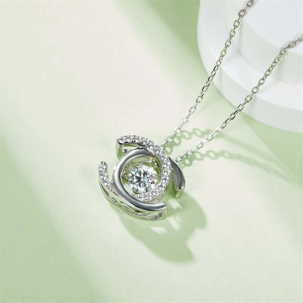 Moissanite Necklace for Girlfriend