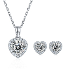 Heartbeat Moissanite Necklace