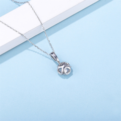 Personalised Jewellery Moissanite Necklace