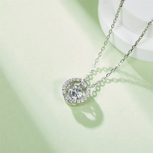 North Star Moissanite Necklace