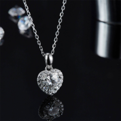 Heartbeat Moissanite Necklace