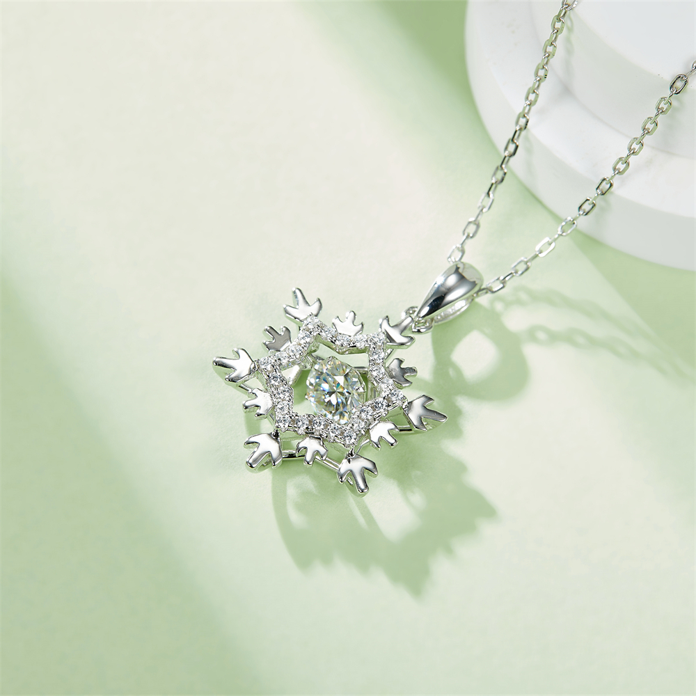 Pretty Moissanite Necklace