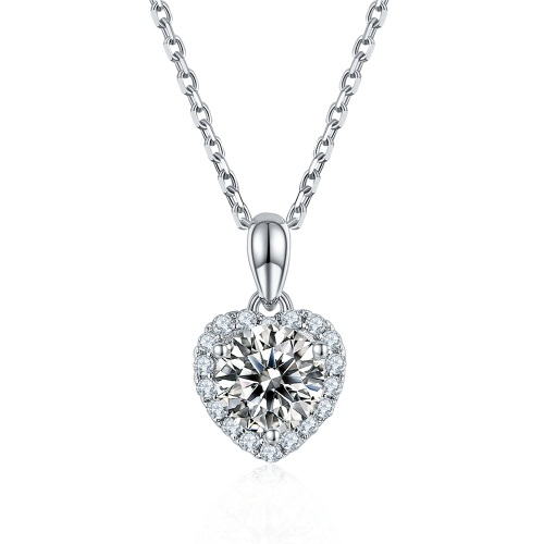 Heartbeat Moissanite Necklace