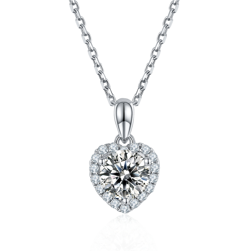 Heartbeat Moissanite Necklace