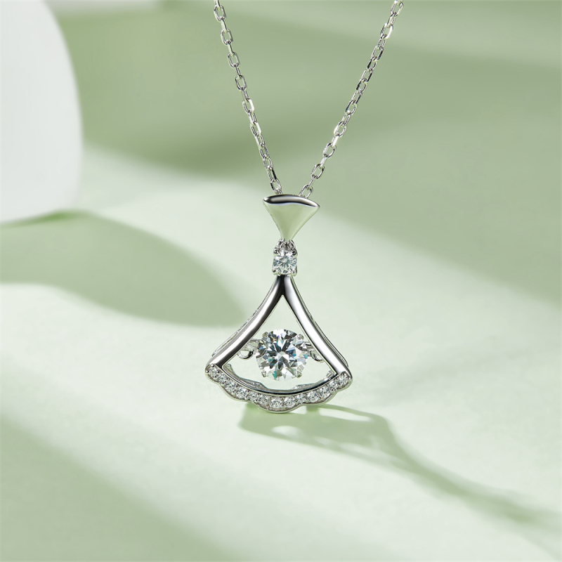 Wedding Moissanite Necklace Set