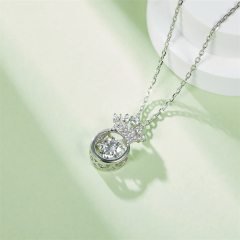 Eternity Moissanite Necklace