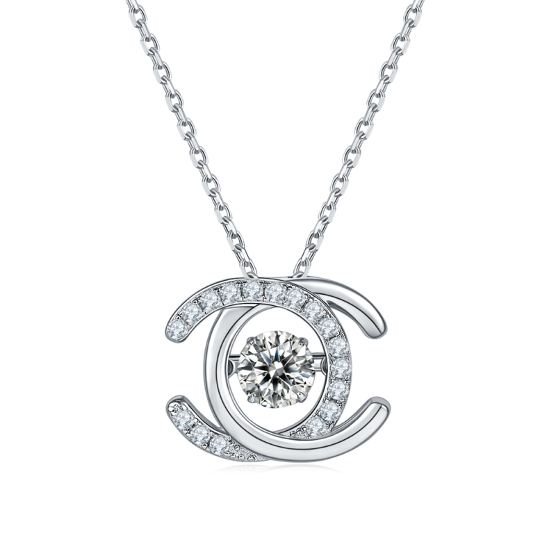 Moissanite Necklace for Girlfriend