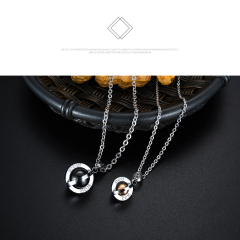 Stainless Steel Couple Necklace