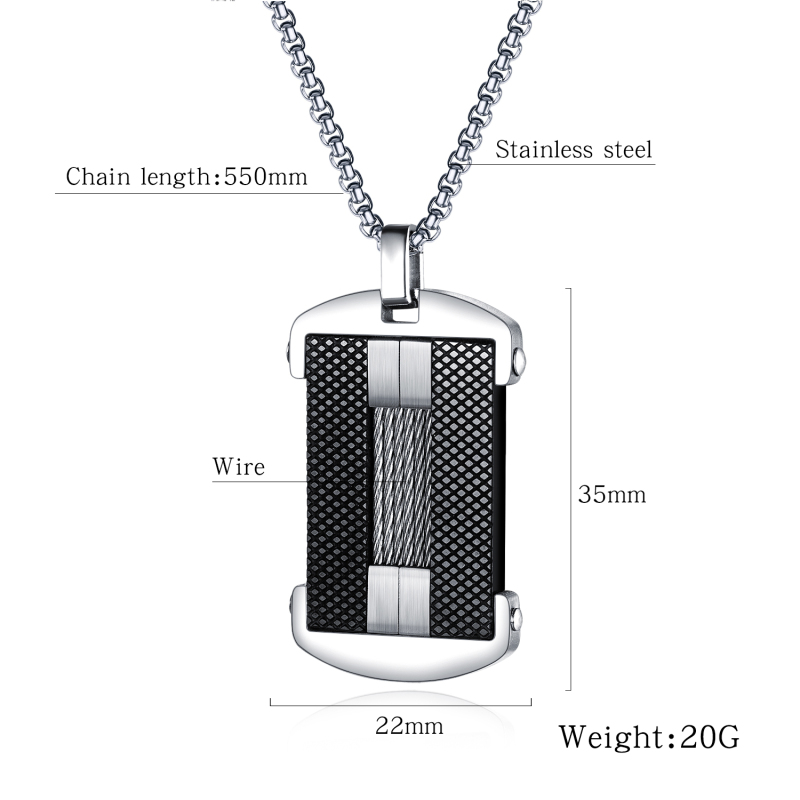 Mens Stainless Steel Necklace