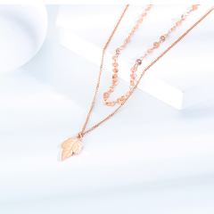 Stainless Steel Rose Gold Necklace