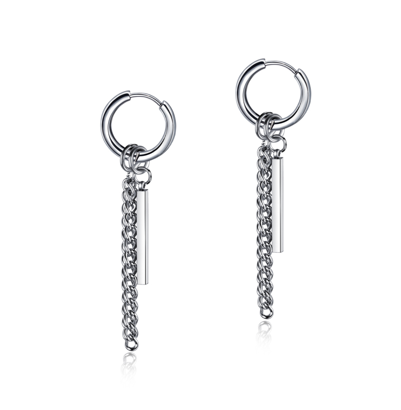 Stainless Steel Chain Hypoallergenic Earrings