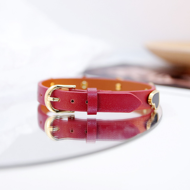 Heart Leather Bracelet