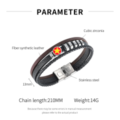 Mens Designer Bracelets Leather