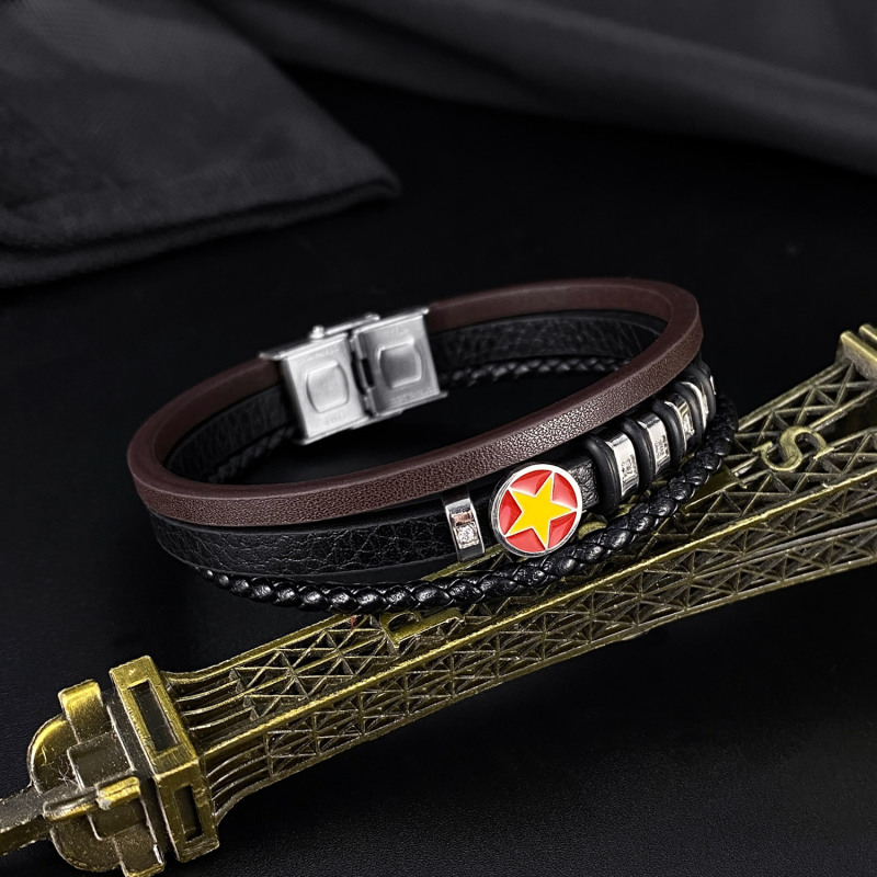 Mens Designer Bracelets Leather