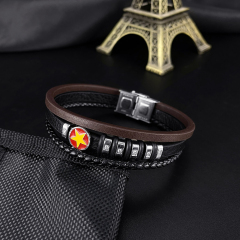 Mens Designer Bracelets Leather