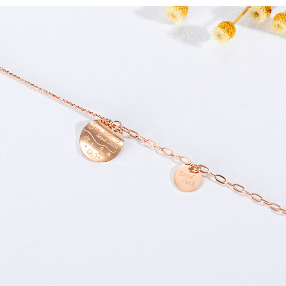 Rose Gold Stainless Steel Necklace