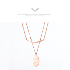 Rose Gold Stainless Steel Necklace