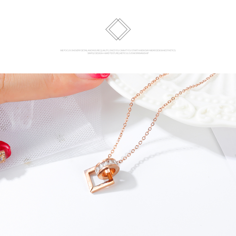 Rose Gold Stainless Steel Necklace