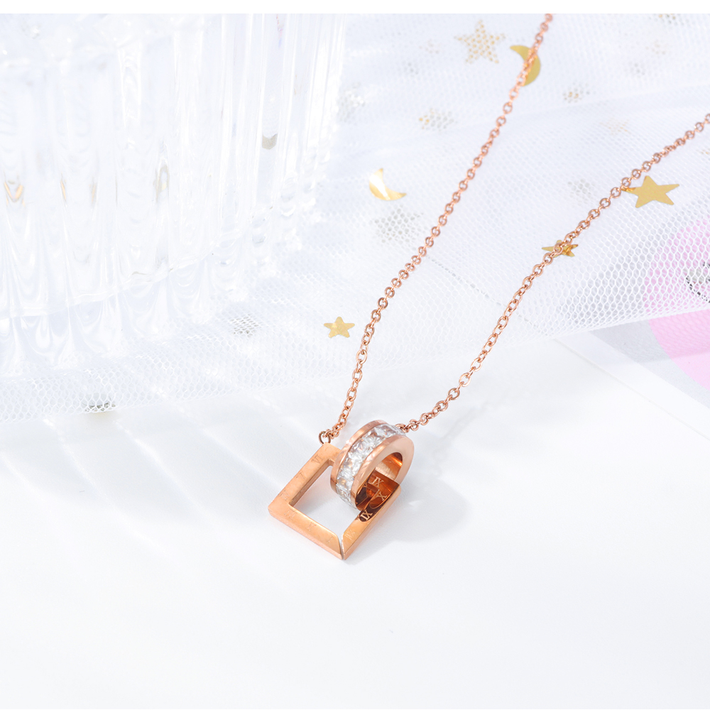 Rose Gold Stainless Steel Necklace