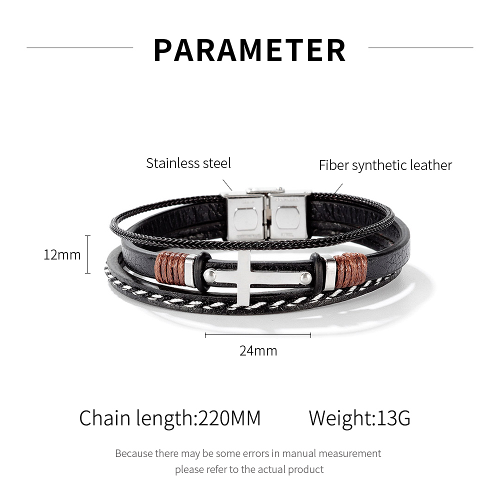 Equilibrium Leather Bracelet