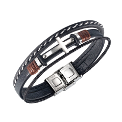 Equilibrium Leather Bracelet