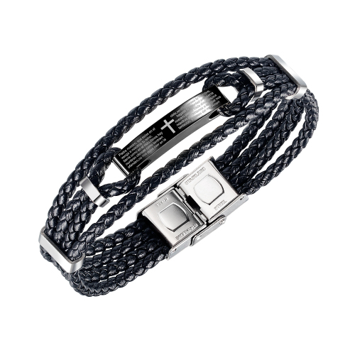 Leather Bracelet With Name Engraved