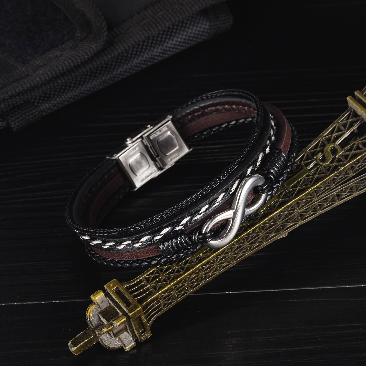 Mens Irish Leather Bracelets