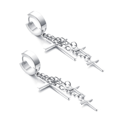 Chain Cross Fashion Earring