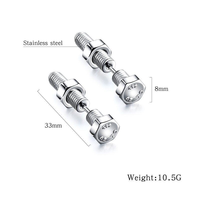 Screw shape Jewelry Earrings