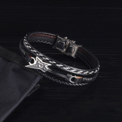 Leather Slip Knot Bracelet