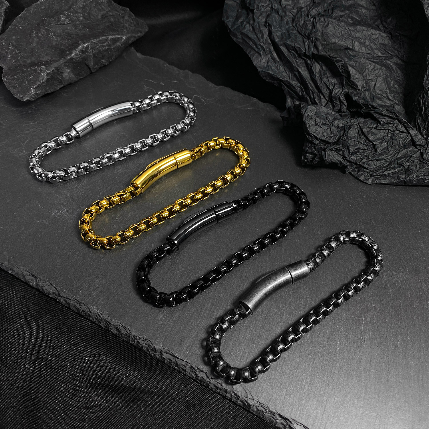 Colored Leather Bracelets