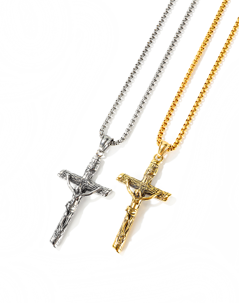 Stainless Steel Cross Chain