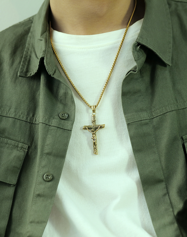 Stainless Steel Cross Chain