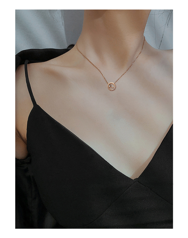 Stainless Steel Gold Necklace Womens