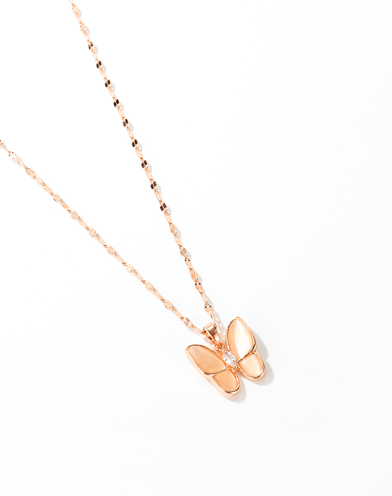 Butterfly Necklace Stainless Steel