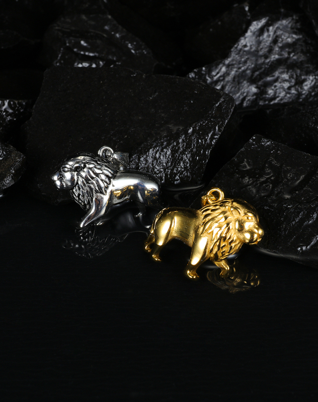 Stainless Steel Lion Pendant