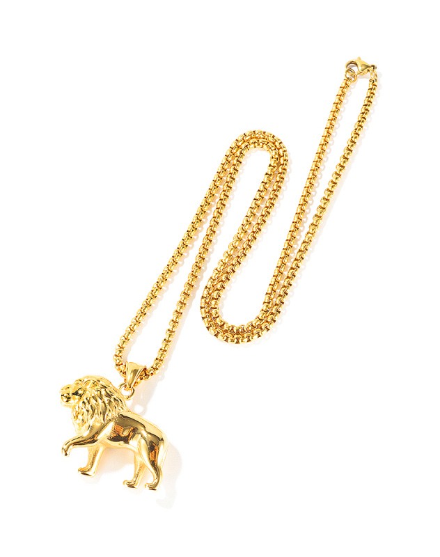 Stainless Steel Lion Pendant