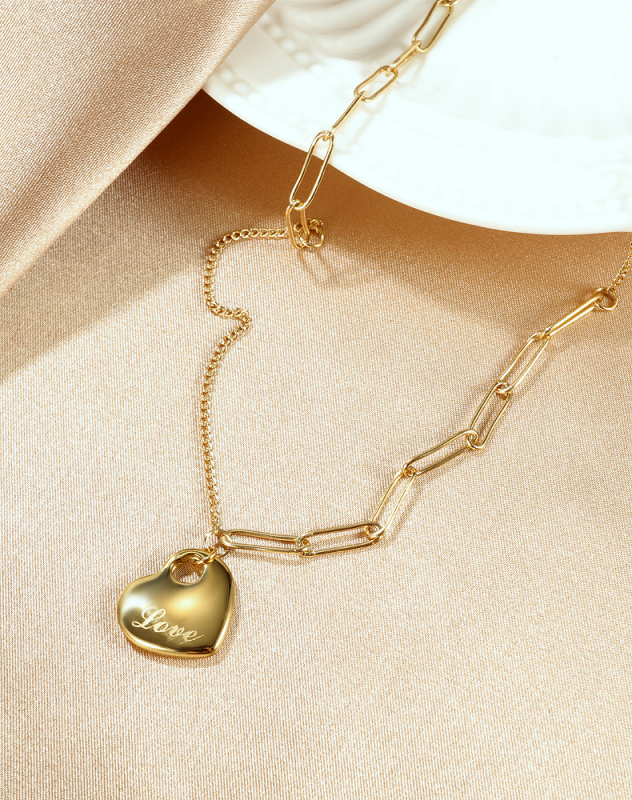 Stainless Steel Heart Necklace