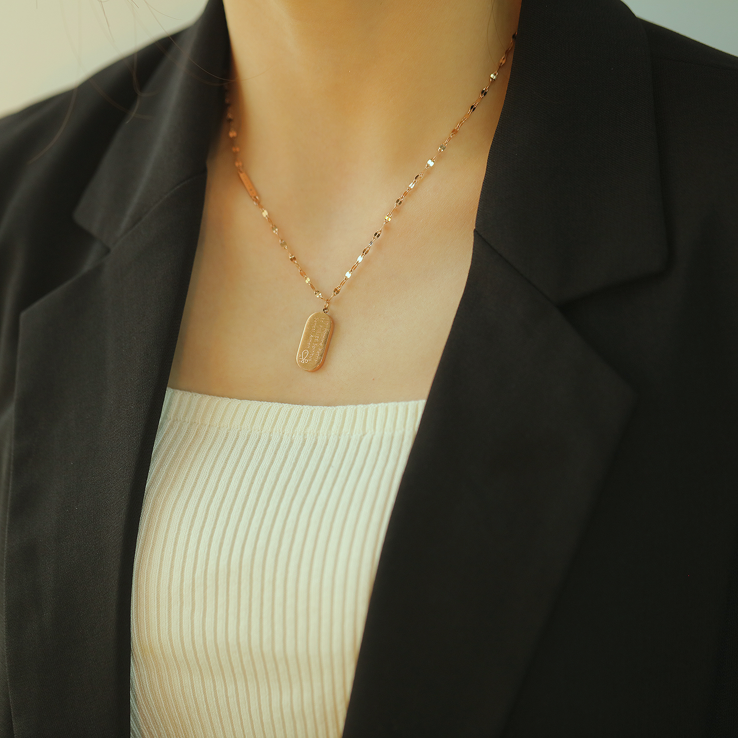 Stainless Steel Necklace Womens