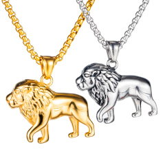 Stainless Steel Lion Pendant