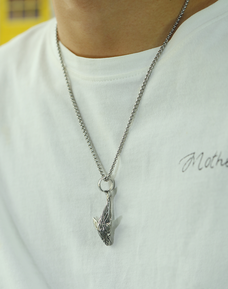 Stainless Steel Shark Necklace