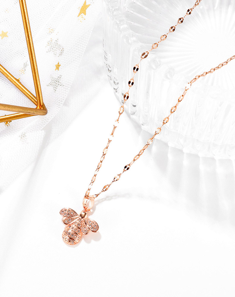 Rose Gold Stainless Steel Necklace