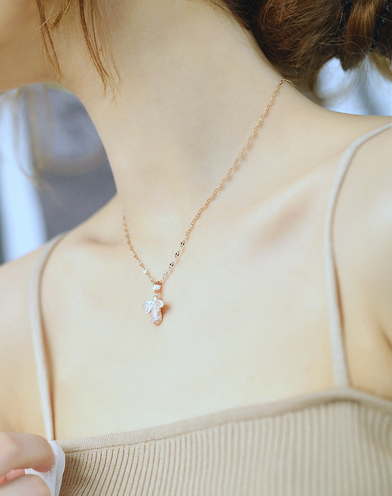 Rose Gold Stainless Steel Necklace